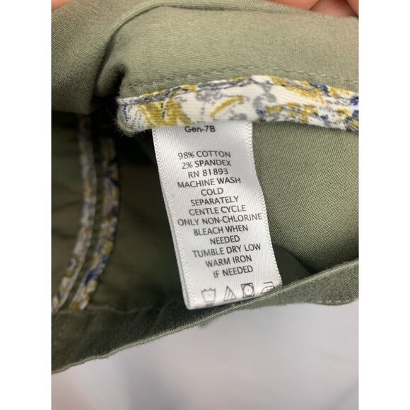 Womens Vintage Motto Olive Green Utility Jacket XS - Picture 4 of 7